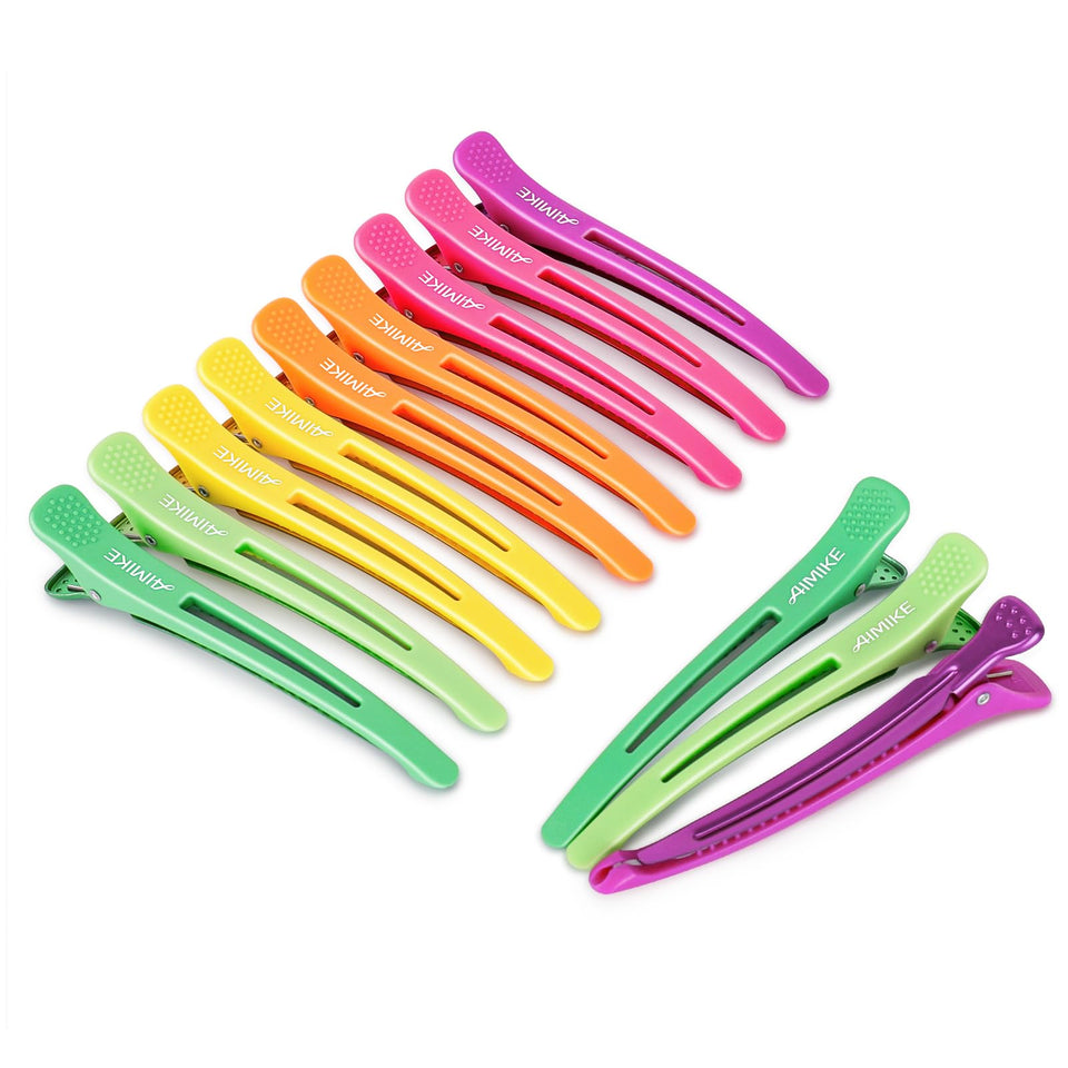 AIMIKE front packaging showing neon clip set and vibrant colors for easy selection