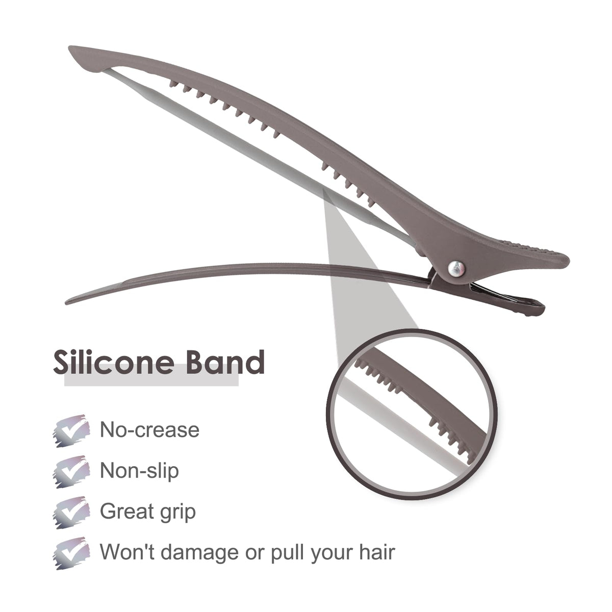AIMIKE matte ABS top texture highlighting gentle grip and durability
