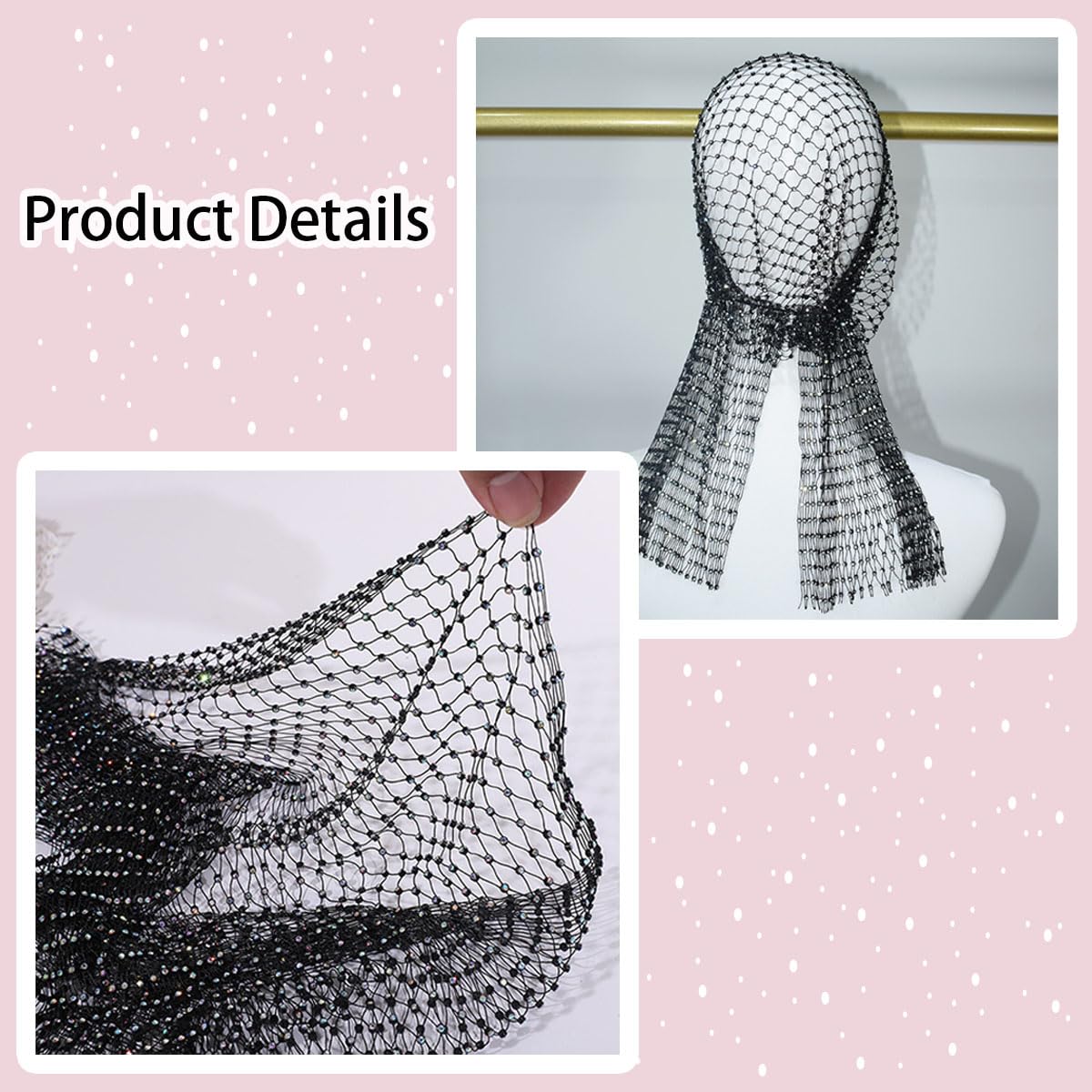 Ainvhh elastic strap stretched to show adjustable fit and secure hold