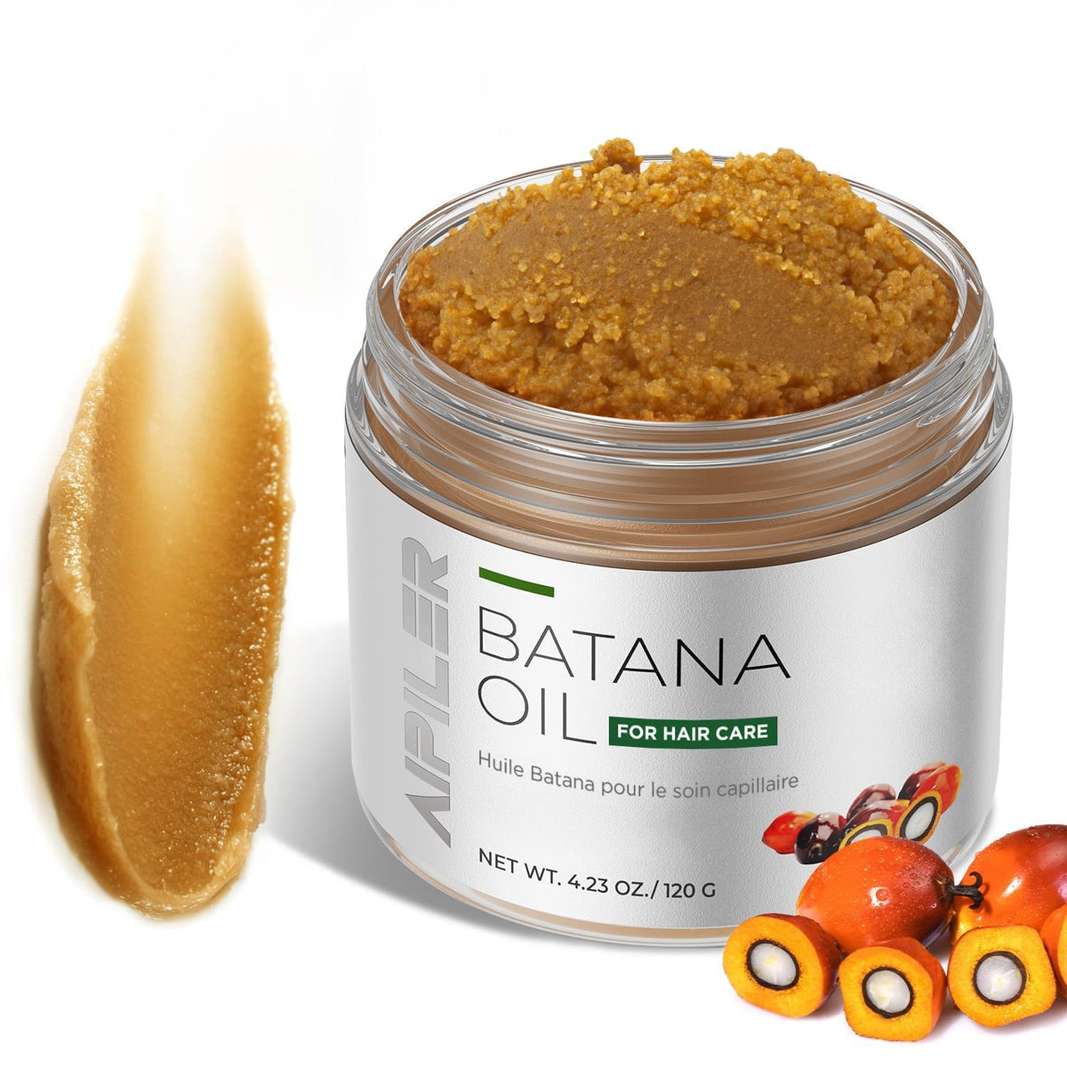 AIPILER Batana oil paste front jar showing brand and label for clear identification