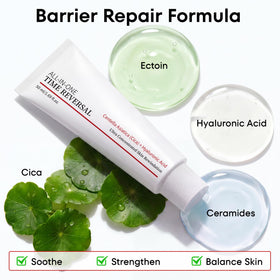 AIPILER Koriderm label listing key actives for barrier and repair