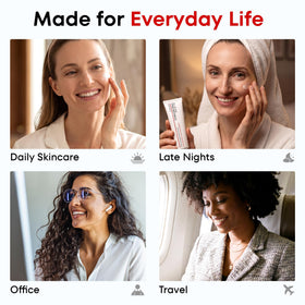 AIPILER Koriderm beside everyday items showing true 50ml compact size