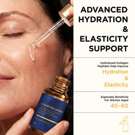 AIPILER Olivita applied to face illustrating smoother-looking skin