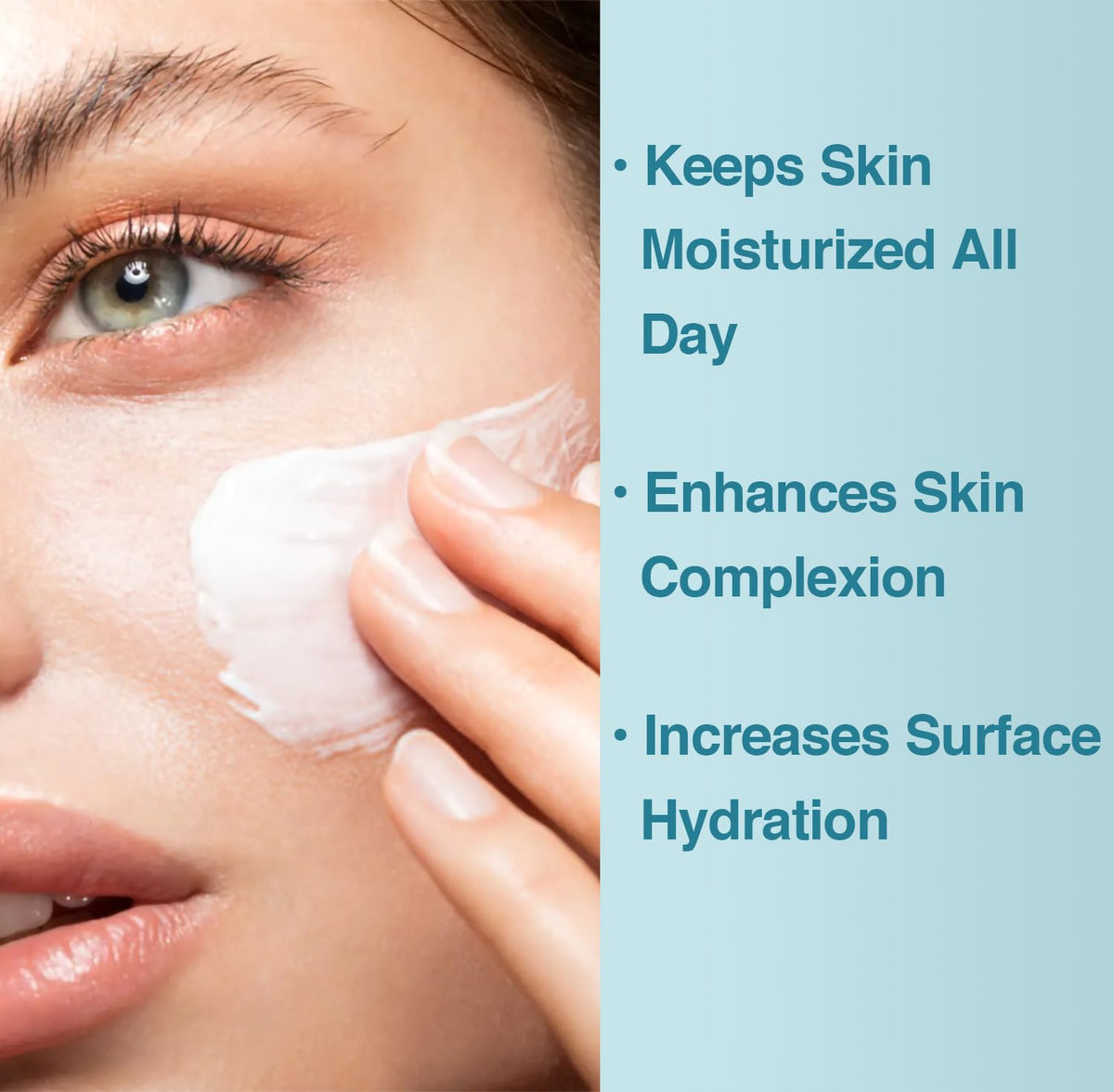Air Repair texture close-up highlighting cream consistency for fast absorption benefit