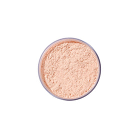 Model applying Airspun Honey Beige for long-lasting, shine-free finish