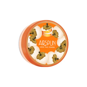 Airspun front packaging showing two Honey Beige jars and product benefit