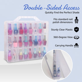 AISLE 3 ESSENTIALS interior with adjustable dividers fitting varied bottle sizes neatly