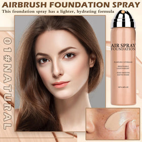 AIUEO fine mist closeup demonstrating even coverage and blend benefit