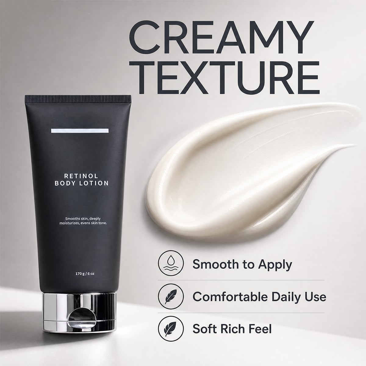 Aiwejay used on legs and arms showing improved texture and softness
