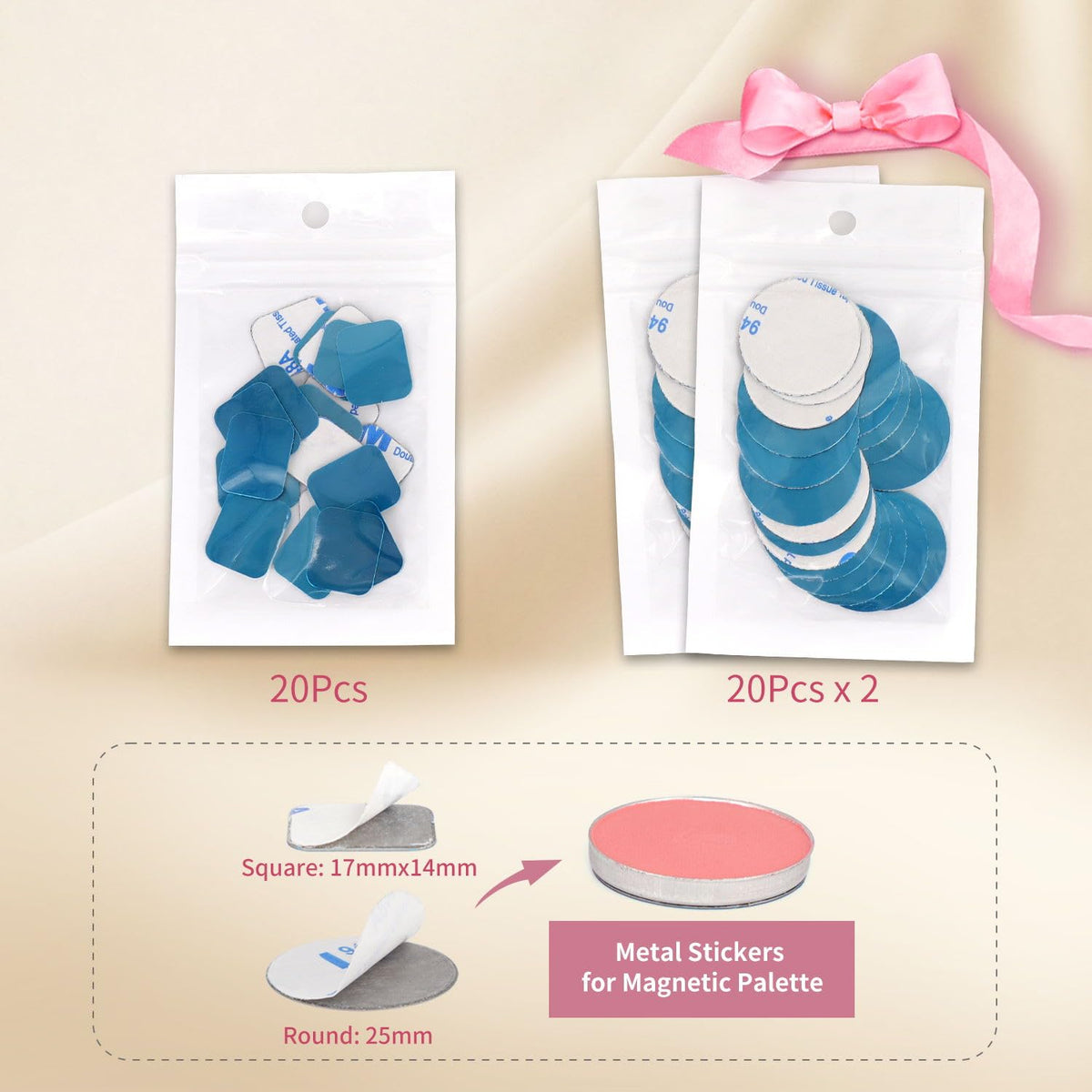 AJLTPA adhesive metal stickers pack displays conversion for non-magnetic pans