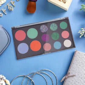 AJLTPA palette with eyeshadow pans in use shows customizable travel-ready kit