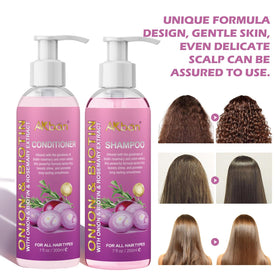AKBAN model with shiny hair after use showing improved manageability and shine