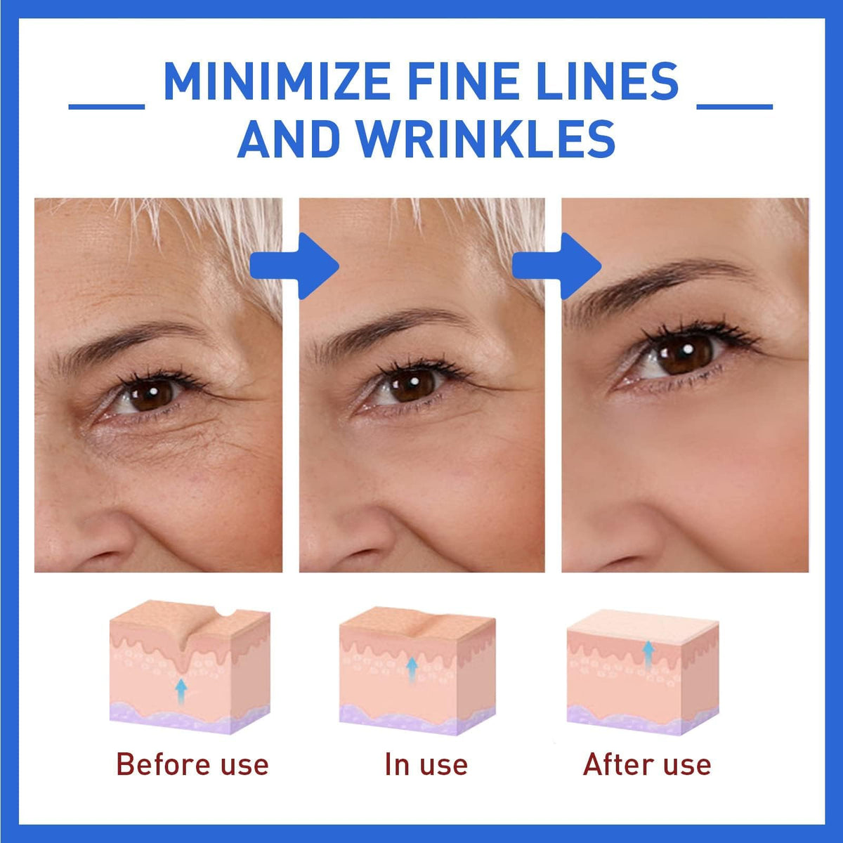 AKEASS serum applied on hand to demonstrate droplet size and coverage