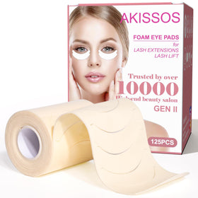 Akissos front packaging shows 125 pads and professional reliability