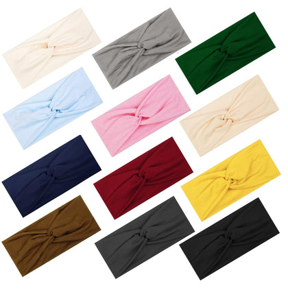 AKTVSHOW front pack showing 12 headbands for versatile styling and value