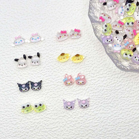 akutoer front packaging showing 80 pcs and colorful kawaii charms, ideal for DIY