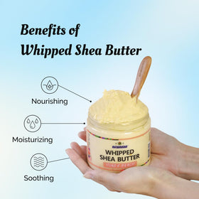 AKWAABA being smoothed on a hand to demonstrate quick absorption and softening benefit