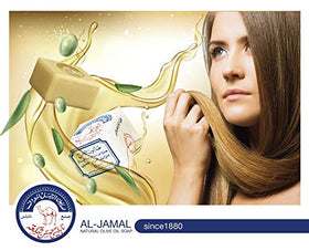 Al-Jamal foam in hand demonstrating creamy lather and gentle cleansing action