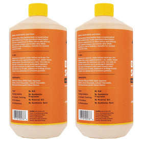 Alaffia close-up of pump and label highlighting clean ingredients benefit