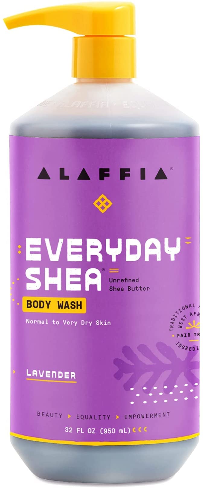 Two Alaffia bottles side-by-side showing value 2-pack advantage