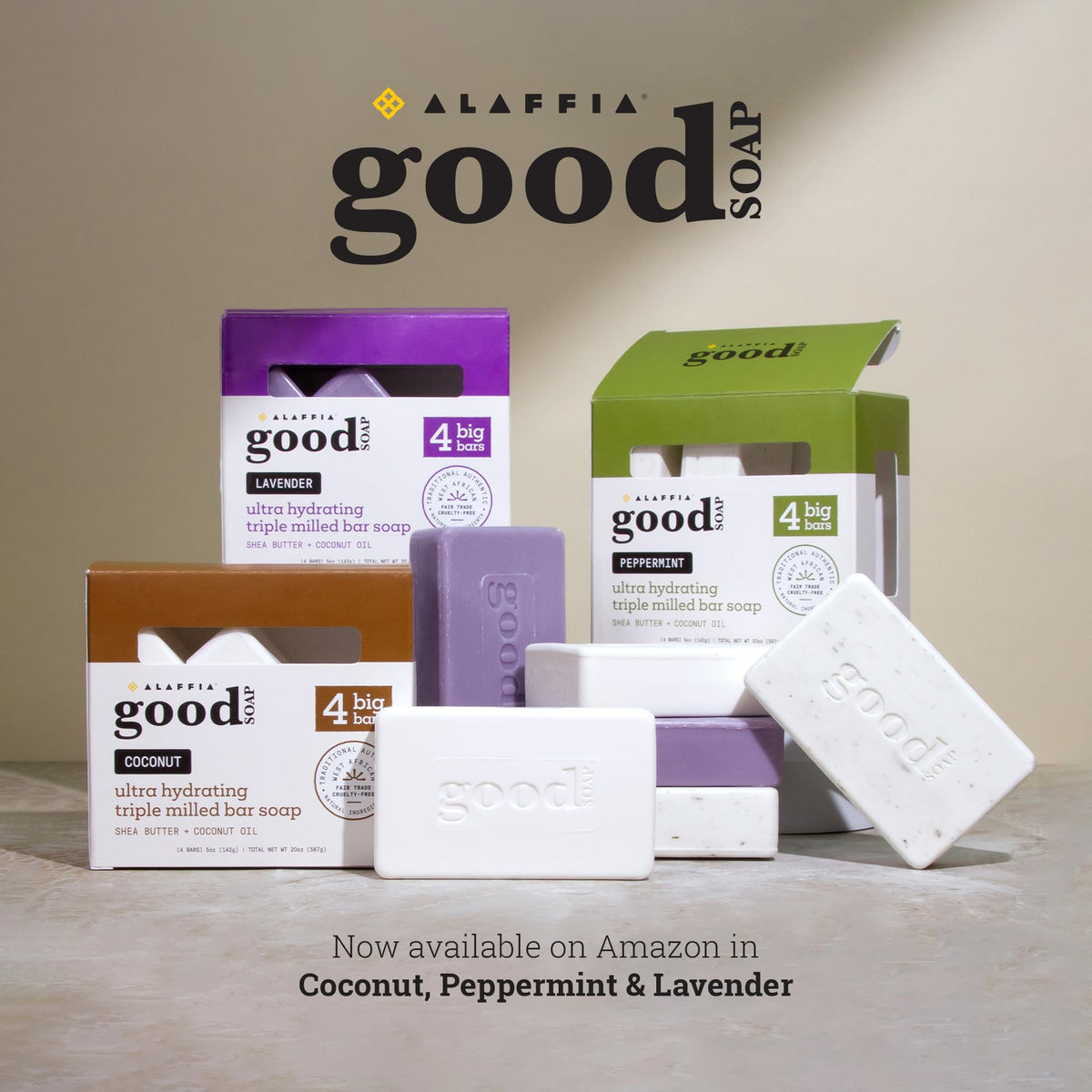 Alaffia shea cooperative imagery representing Fair Trade sourcing and community support