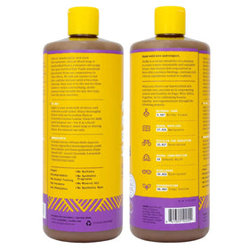 Alaffia liquid texture close-up highlighting creamy lather and moisturizing feel