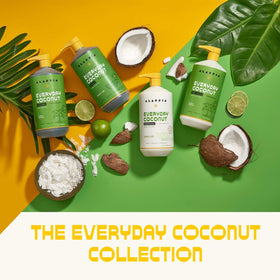 Alaffia bottle on bathroom shelf lifestyle scene showing sustainable, everyday skincare