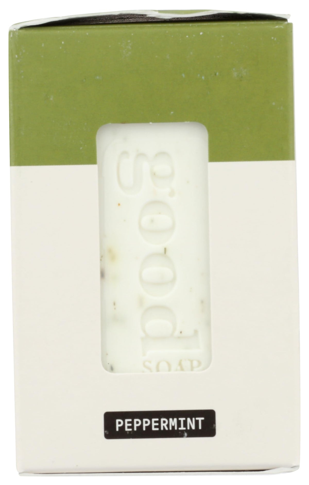 Alaffia soap size comparison hand-held to show 5 ounce bar scale and longevity