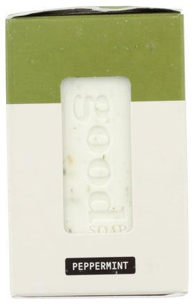 Alaffia soap size comparison hand-held to show 5 ounce bar scale and longevity