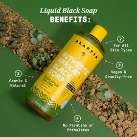 Alaffia two-pack side-by-side to show volume and value for households