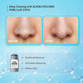 Alaska Volcano clay stick twist applicator detail for hygienic use