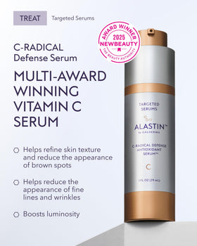 ALASTIN Skincare pipette dispensing serum, demonstrating precise application and controlled dosing