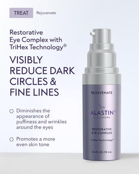 ALASTIN cream texture on fingertip highlighting hydration benefit