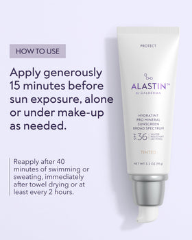 ALASTIN Skincare label close-up highlighting key ingredients and fragrance-free benefit