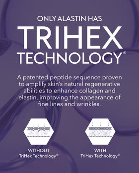 ALASTIN Skincare cream on hand demonstrating coverage and hydrating finish