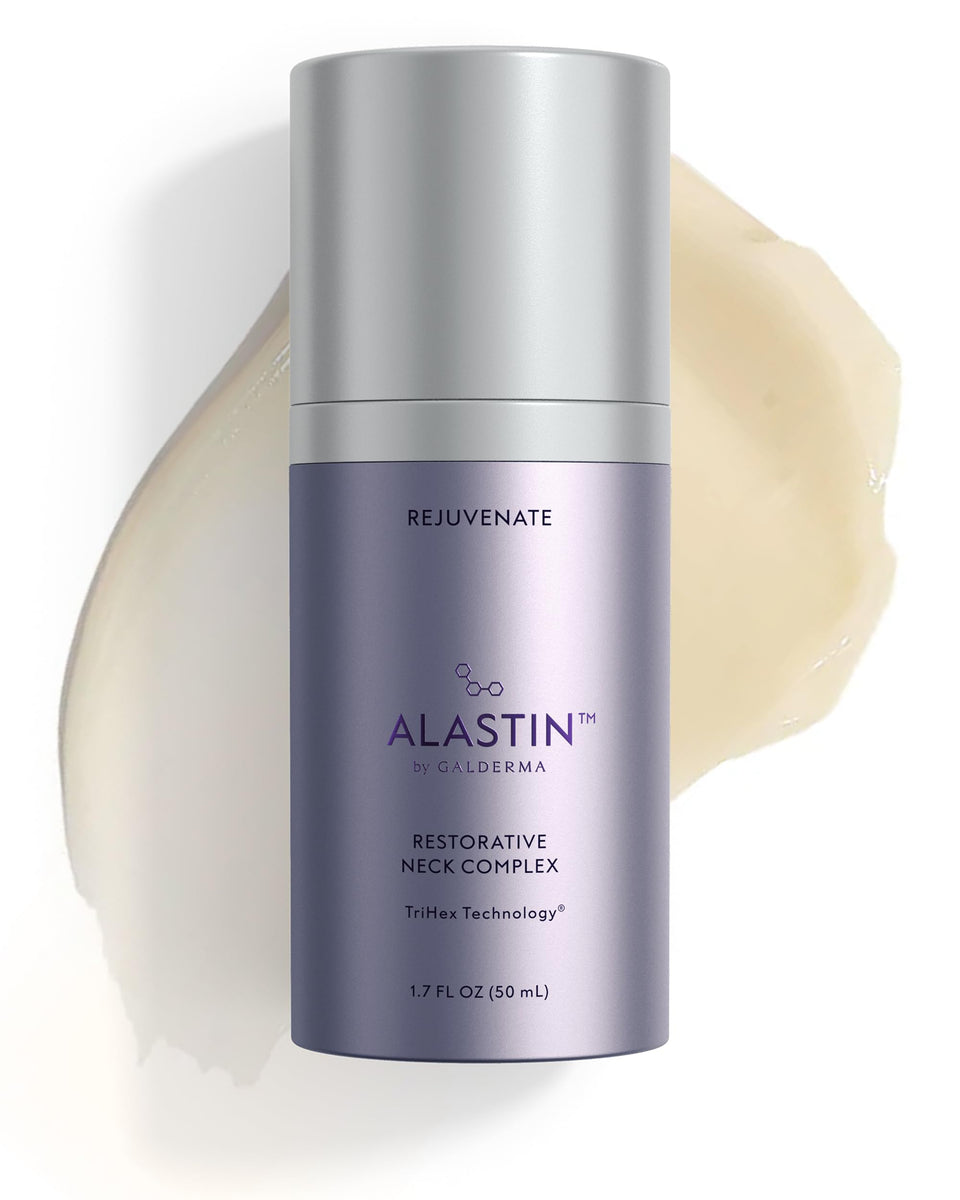 ALASTIN front packaging showing bottle and branding with clear benefit