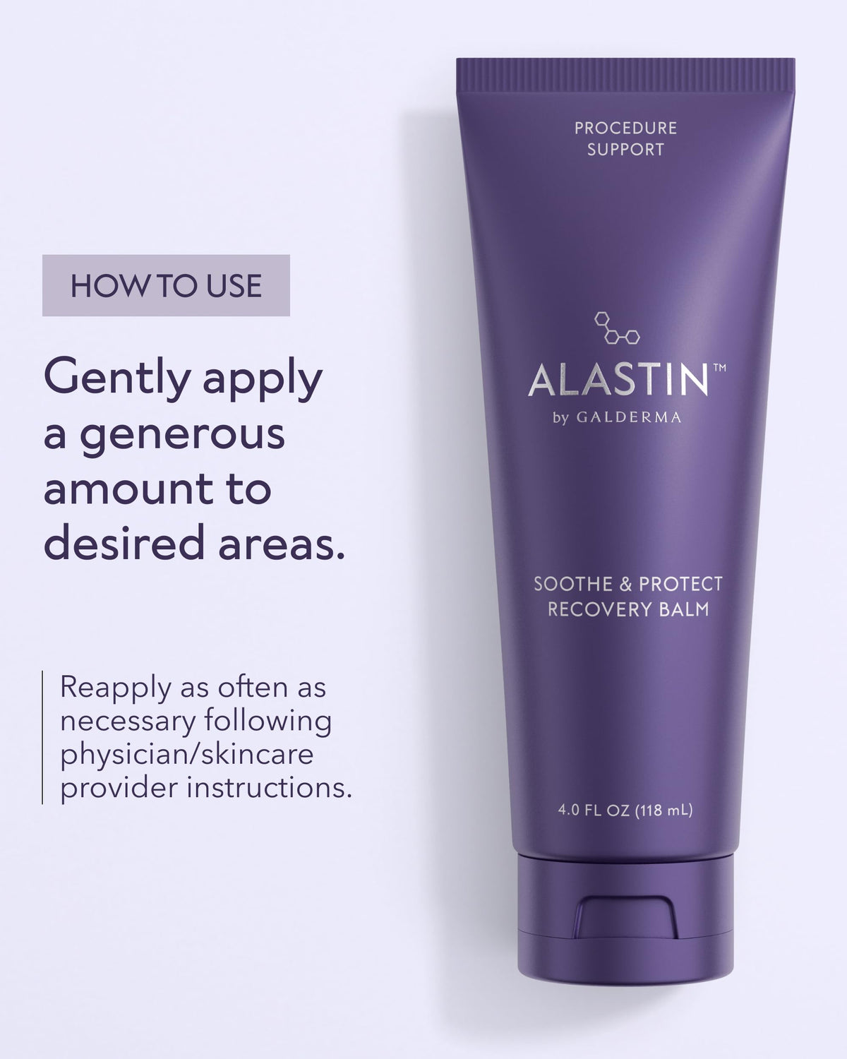 ALASTIN Skincare product label close-up highlighting gentle formula benefits