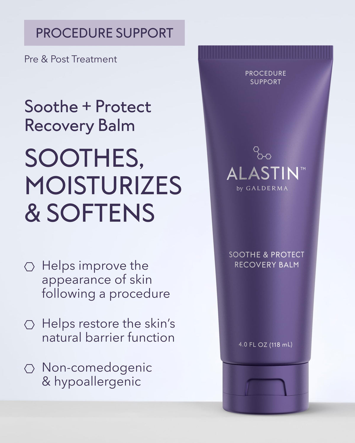ALASTIN Skincare recovery balm open jar showing rich texture for hydration