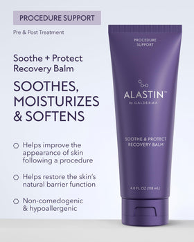 ALASTIN Skincare recovery balm open jar showing rich texture for hydration