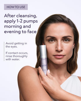 ALASTIN label close-up displaying key peptides and TriHex+ Technology benefits