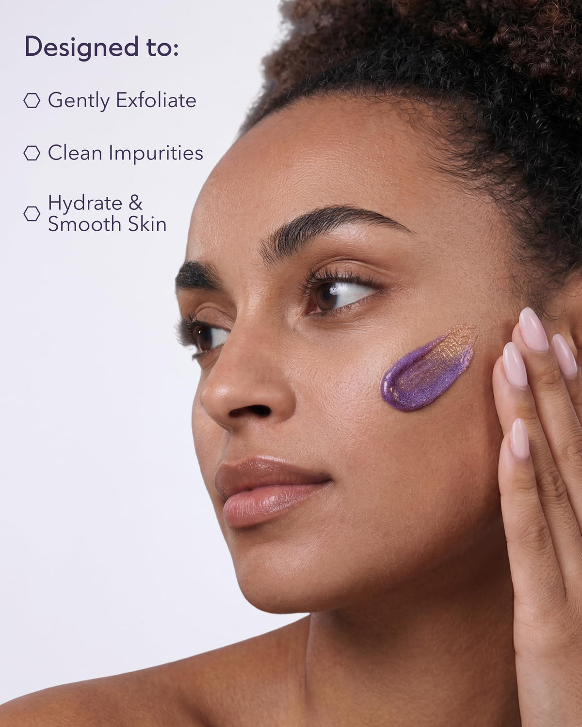 ALASTIN Skincare application on hand demonstrating smooth spreadability