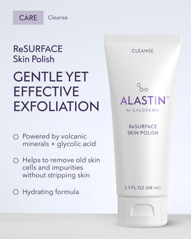 ALASTIN Skincare texture close-up revealing gentle exfoliating grains