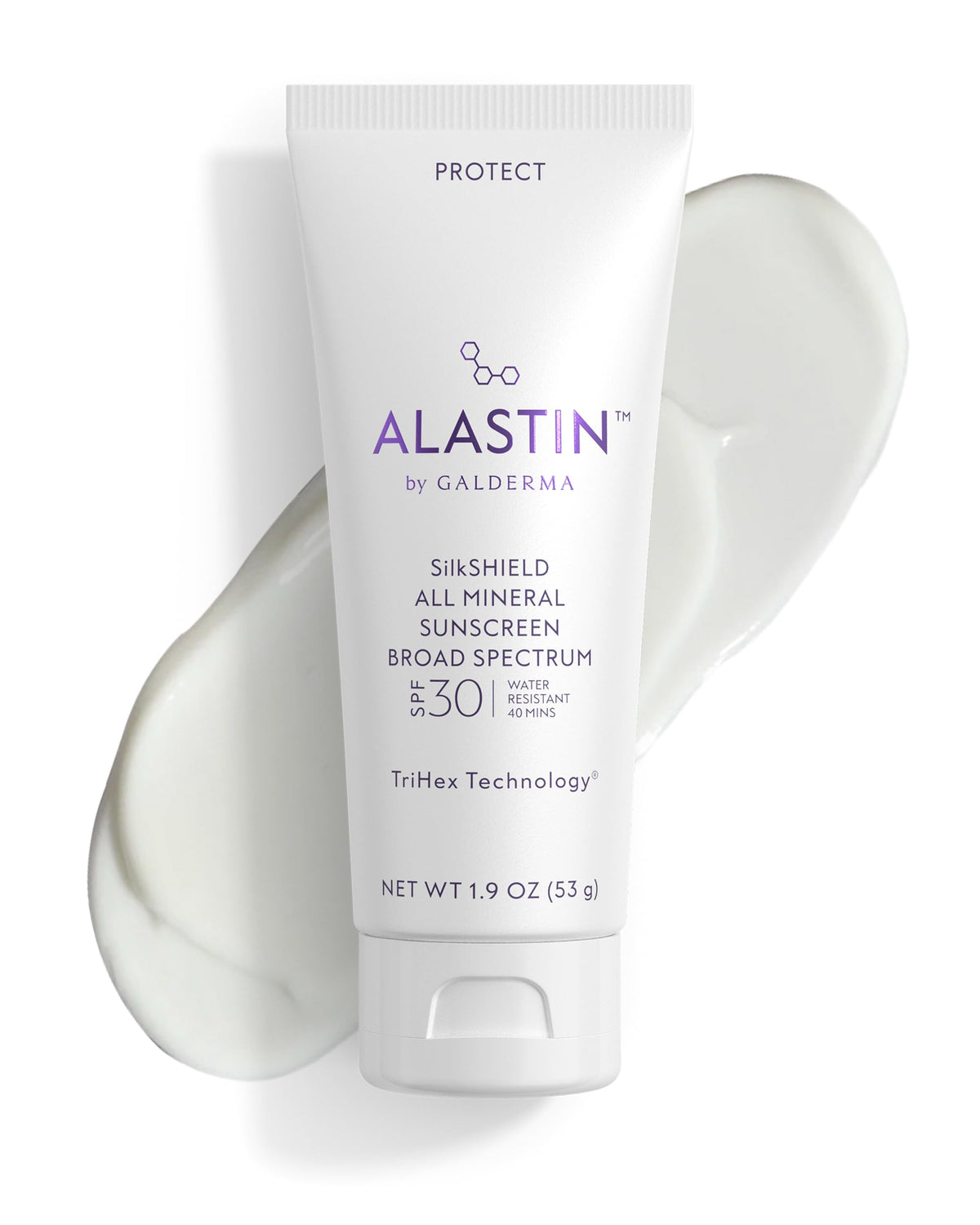 ALASTIN SilkSHIELD front packaging showing SPF and benefits for everyday protection