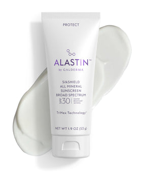 ALASTIN SilkSHIELD front packaging showing SPF and benefits for everyday protection