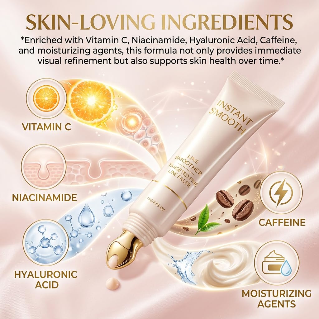 Alavie Paris in-use on crow's feet showing instant line-blurring benefit