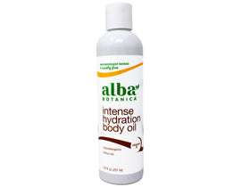 Alba Botanica bottle on bathroom shelf suggesting daily ritual