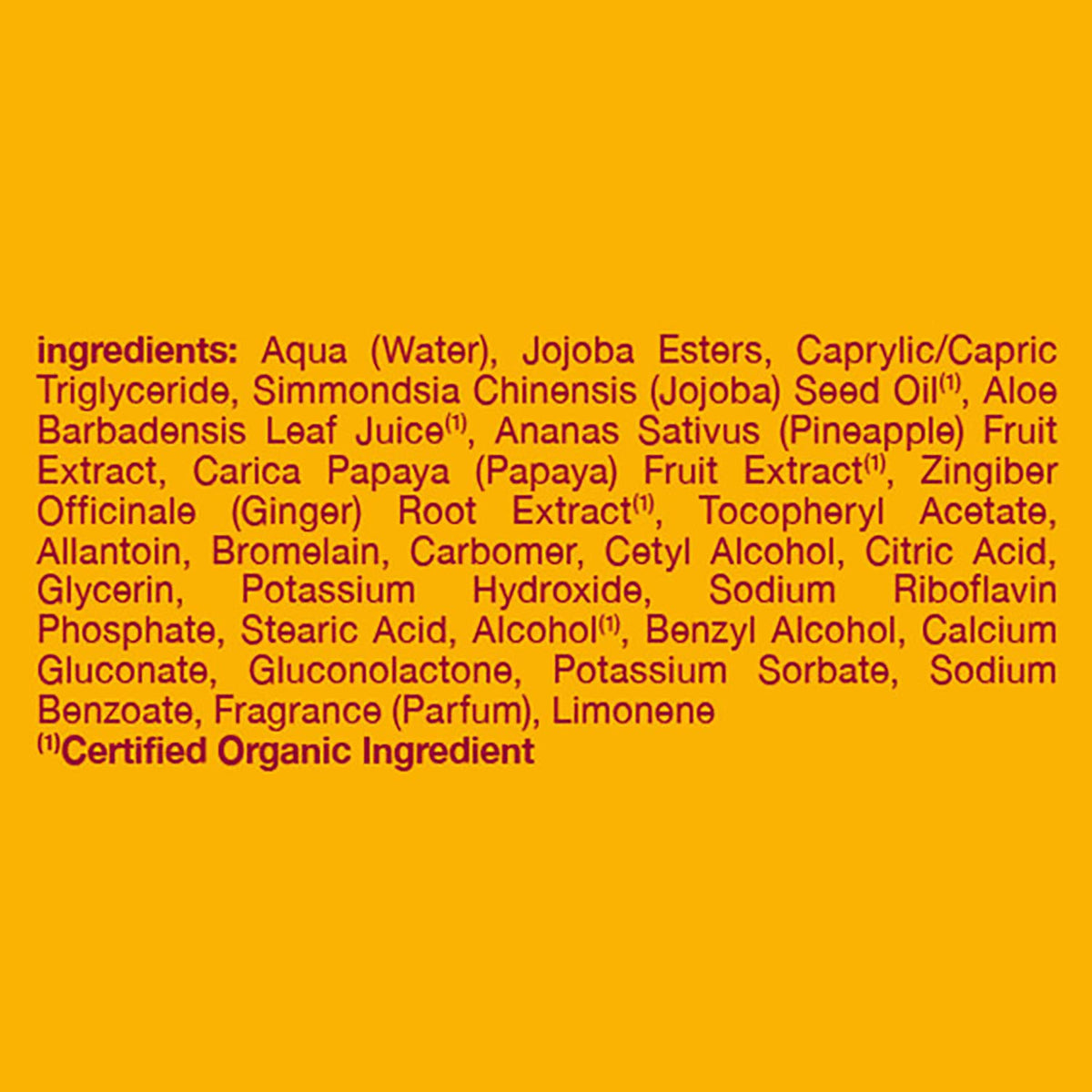 Alba Botanica close-up of scrub granules and fruit enzymes illustrating gentle exfoliation