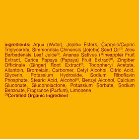 Alba Botanica close-up of scrub granules and fruit enzymes illustrating gentle exfoliation