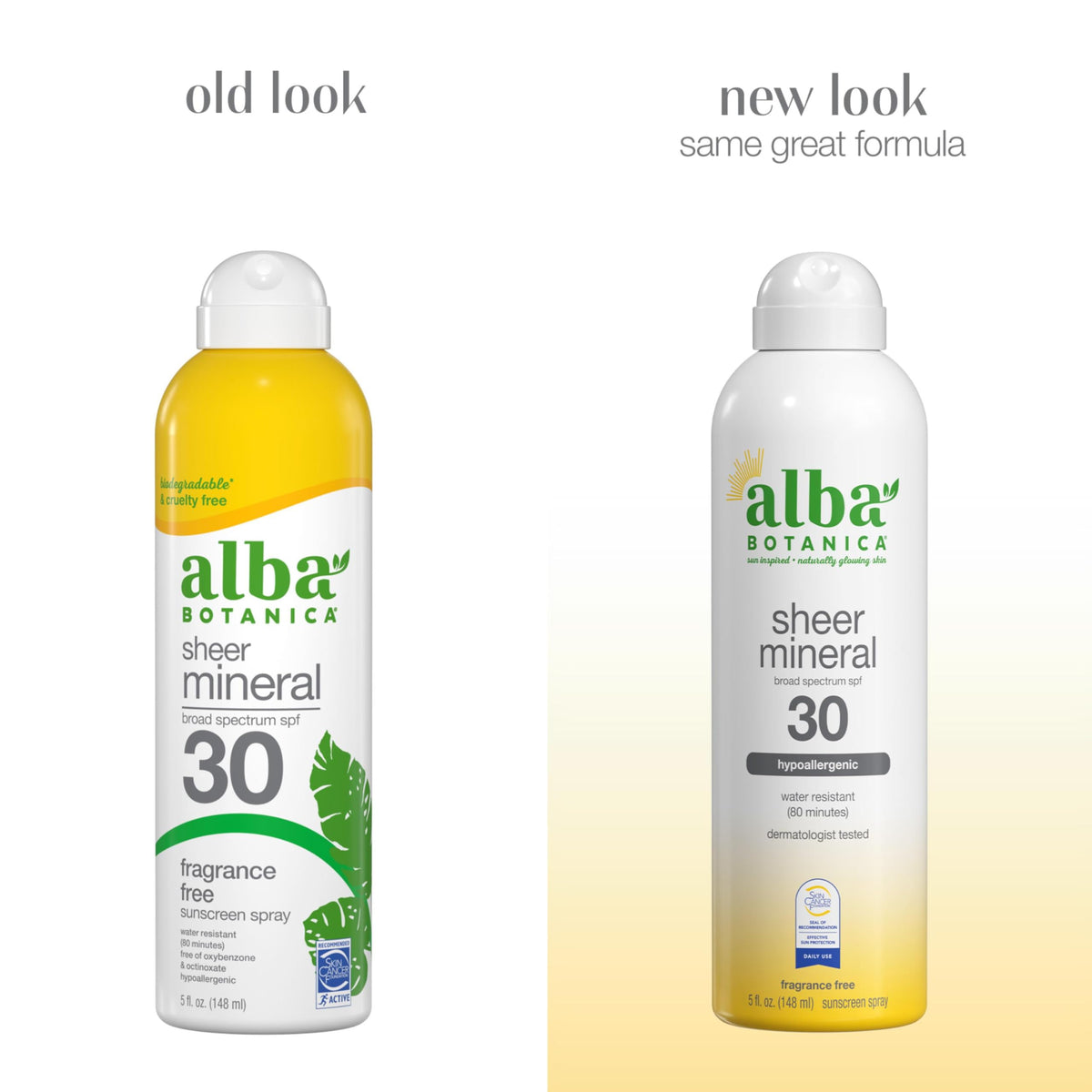Alba Botanica close-up of fine mist texture demonstrating quick-dry benefit
