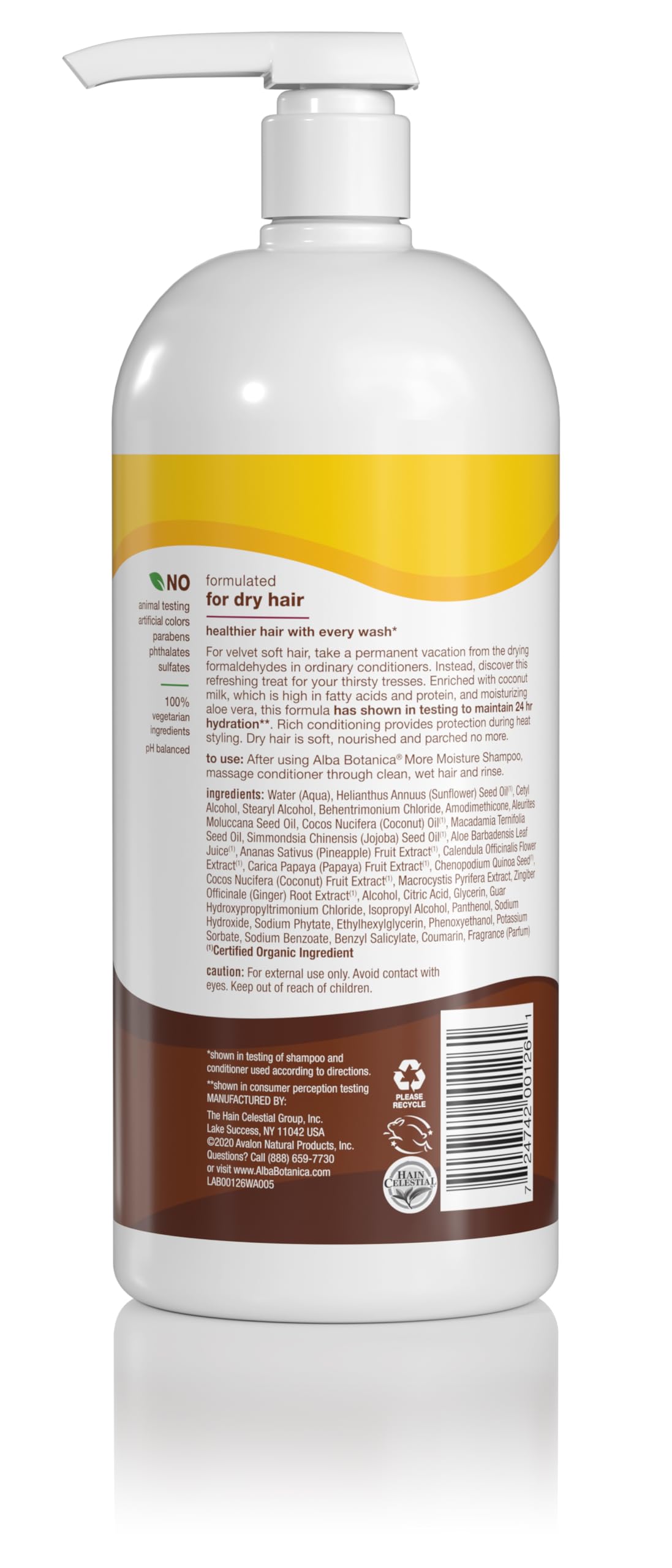 Alba Botanica coconut milk creamy texture illustrating rich hydration